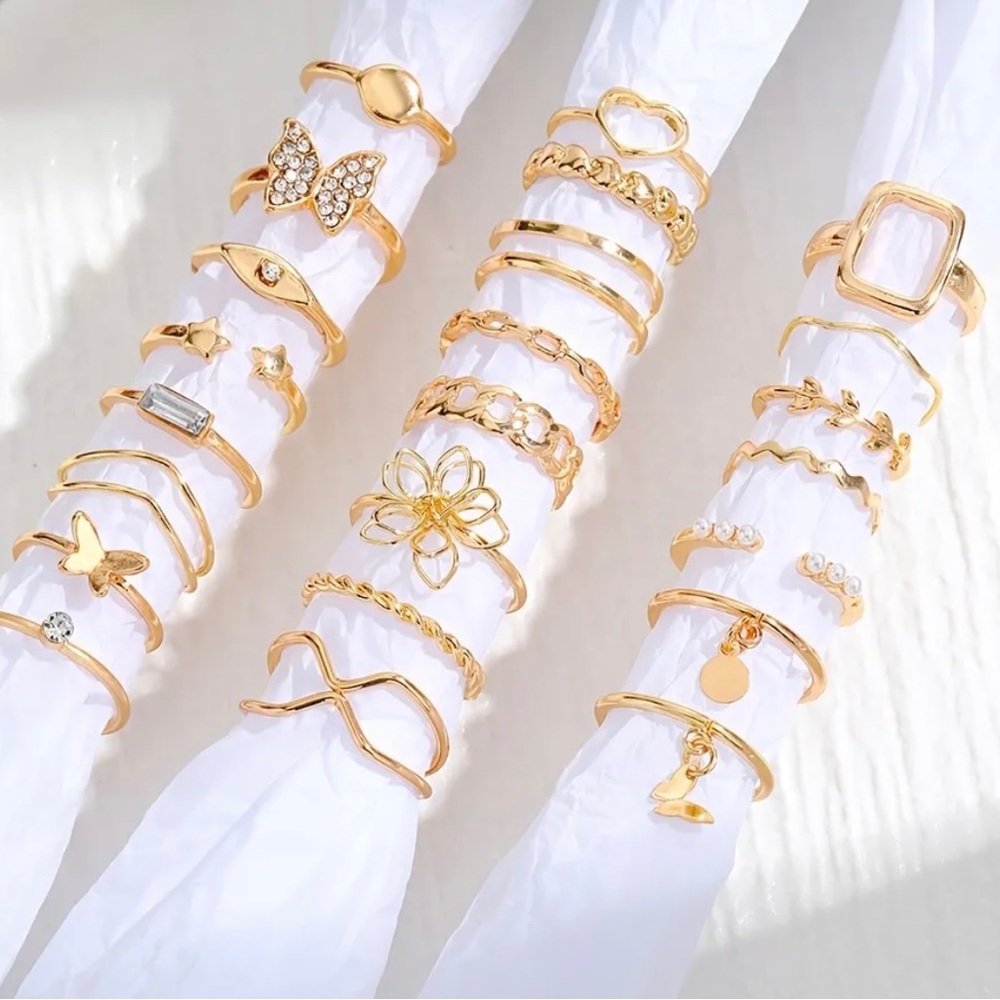 Boho Rings Set - Picture 2 of 6